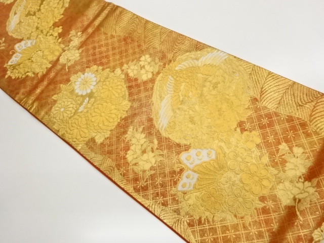 JAPANESE FUKURO OBI / WOVEN BUTTERFLY